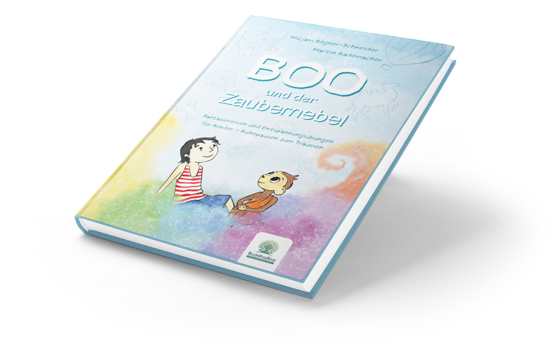 Boo und der Zaubernebel - schwebend mit transparendem Hintergrund