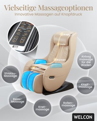 Massagesessel WELCON Easyrelaxx überzeugt im Test bei Sesselprofi